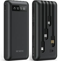 20000mAh Power Bank Portable Charger with Cables only .74: eDeal Info