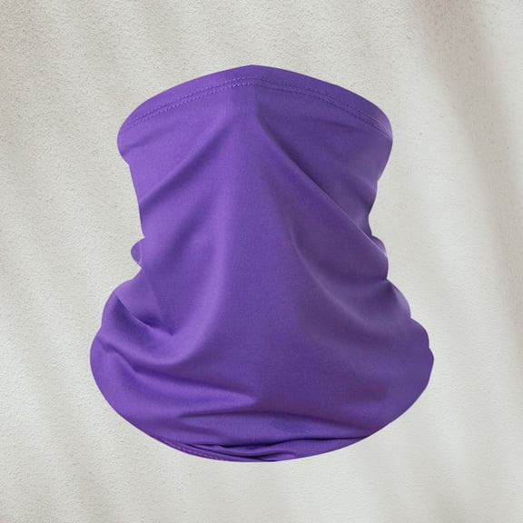 JIUWEN Neck Gaiter Bandana Face Cover: Sun Cooling Scarf Gator Cover Head for Men Women-Dark Purple,Neck Gaiter,Cooling Neck Gaiter,Face Cover for Sun Protection