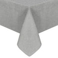thumbnail image 1 of JIUZHEN Faux Linen Square Tablecloth - Wrinkle and Stain Resistant Washable Table Cloth for Kitchen Dining Room Holiday Table Cover for Dinner Picnic, Light Grey, 30 x 30 Inch, 1 of 8