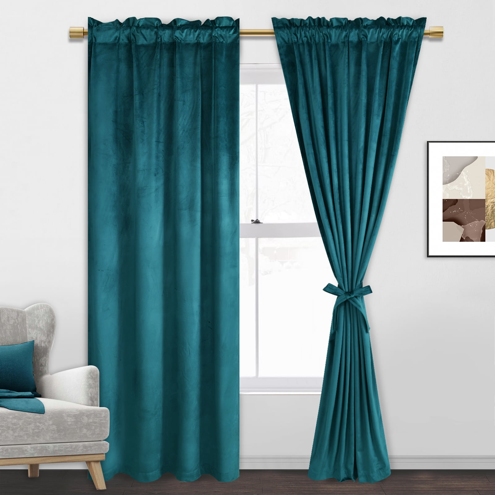Atlanta Room Divider Blackout Curtain With Ceiling Track Kit Chocolate AL-CL / XX-Large B - For Spaces 12' To 14' Wide X 9' Tall