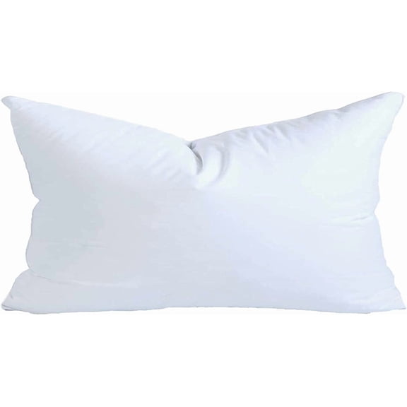 JIXINTECH 15x24" Hypoallergenic Synthetic Down Alternative Pillow Insert for Sofa, Decorative Throw & Bed Cushion Stuffing