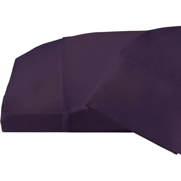 JIXINTECH Cooling King Pillowcases Set of 2, Ultra-Soft Performance Pillow Covers for Hair & Skin, Royal Plum