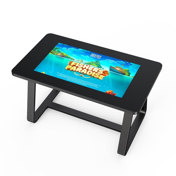 32 Inch Game Table, Multifunctional Touchscreen Table, Detachable Interactive Display for Indoor Entertainment, Meetings & Education, Android 13 8+128GB