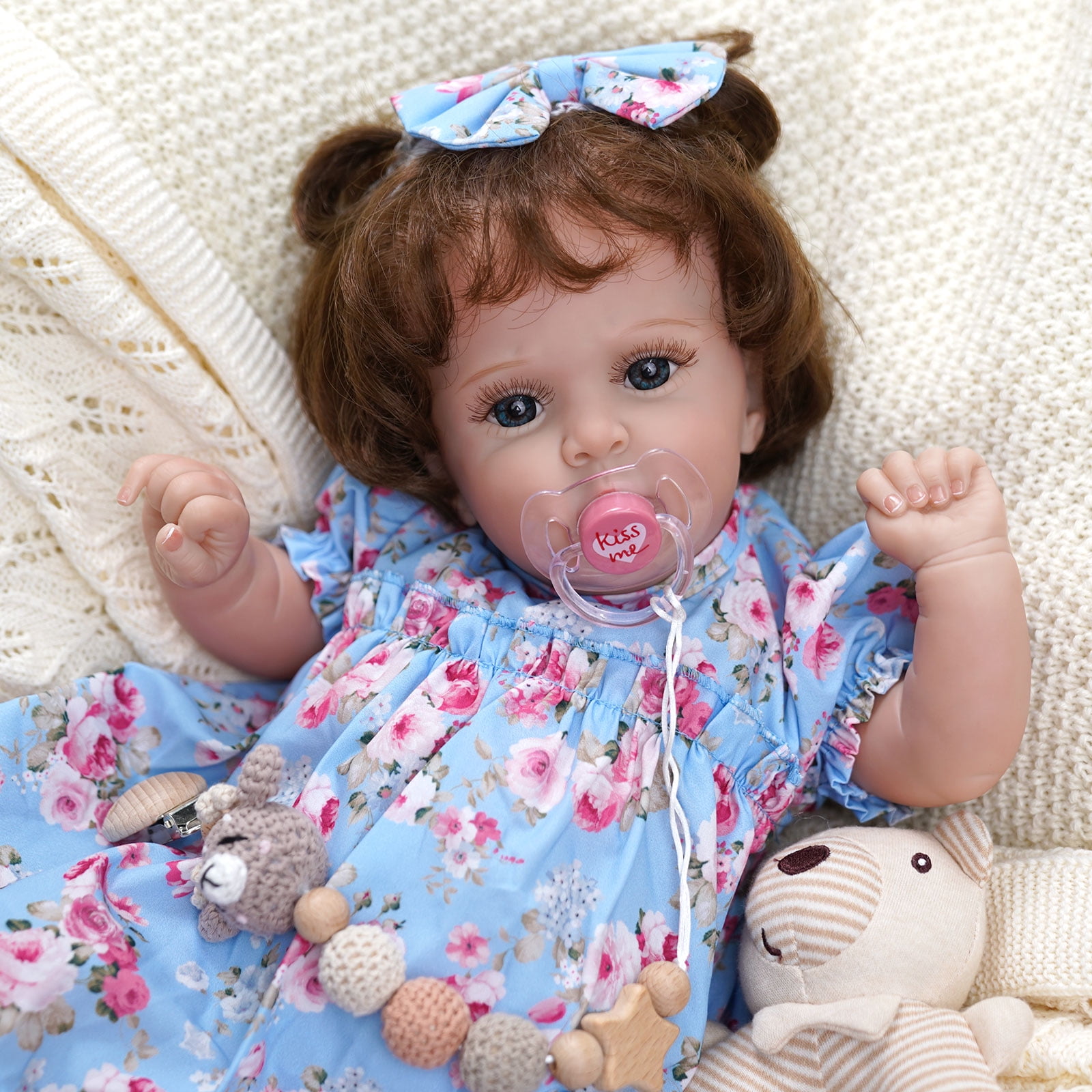  JIZHI Lifelike Reborn Baby Dolls - 20Inch-Real Baby Feeling  Realistic-Newborn Baby Dolls Adorable Smiling Real Life Baby Dolls with  Gift Box for Kids Age 3+ : Toys & Games