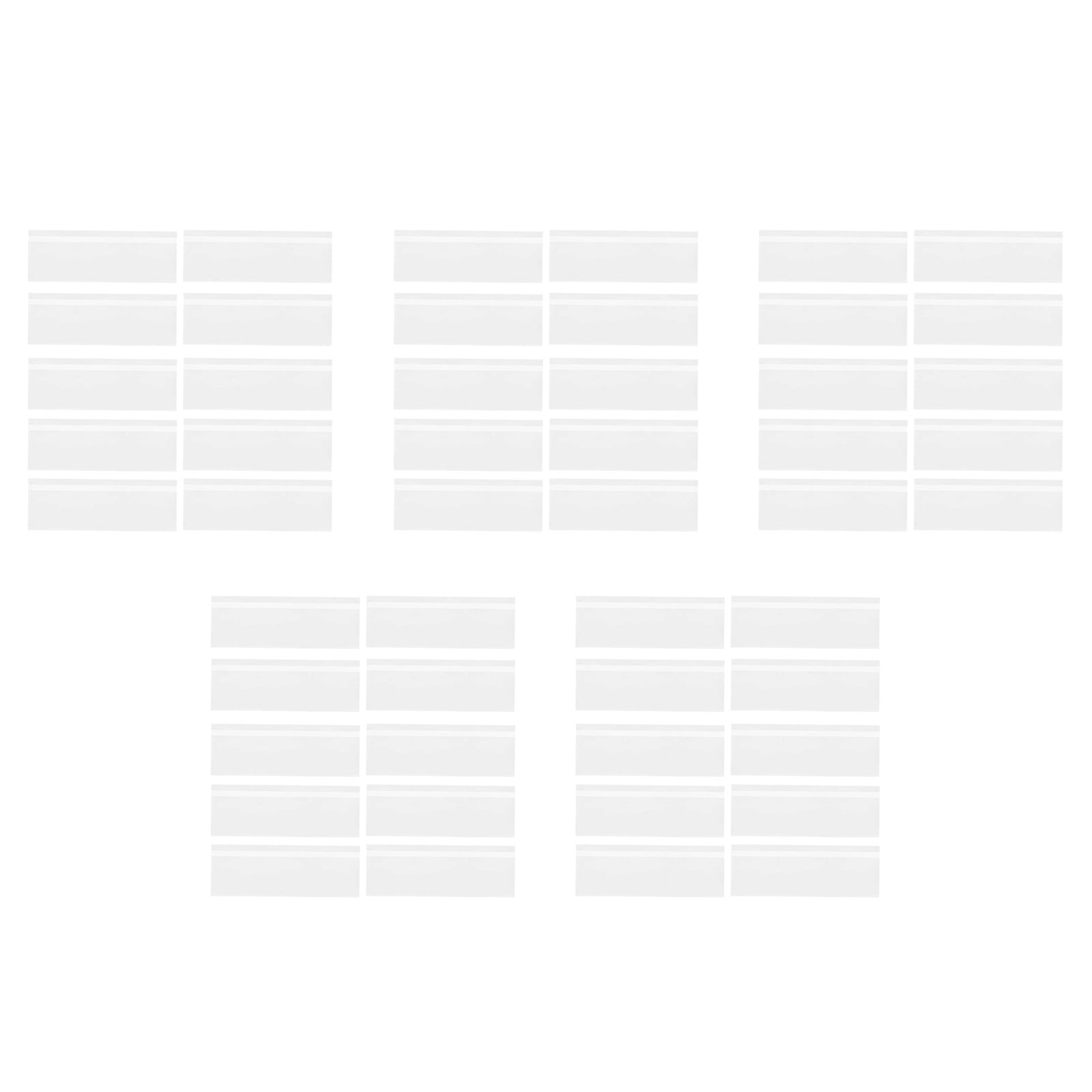 JIaleilei 50 Pack Window Clear Sticky Fly Strip Sticky Fruit Fly And