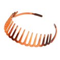 thumbnail image 1 of JIaleilei Toothed Headband Pressure Broken Headband Simple Black Brown Face Lace Headband Spiral Hair Ties Colorful Kids, 1 of 8