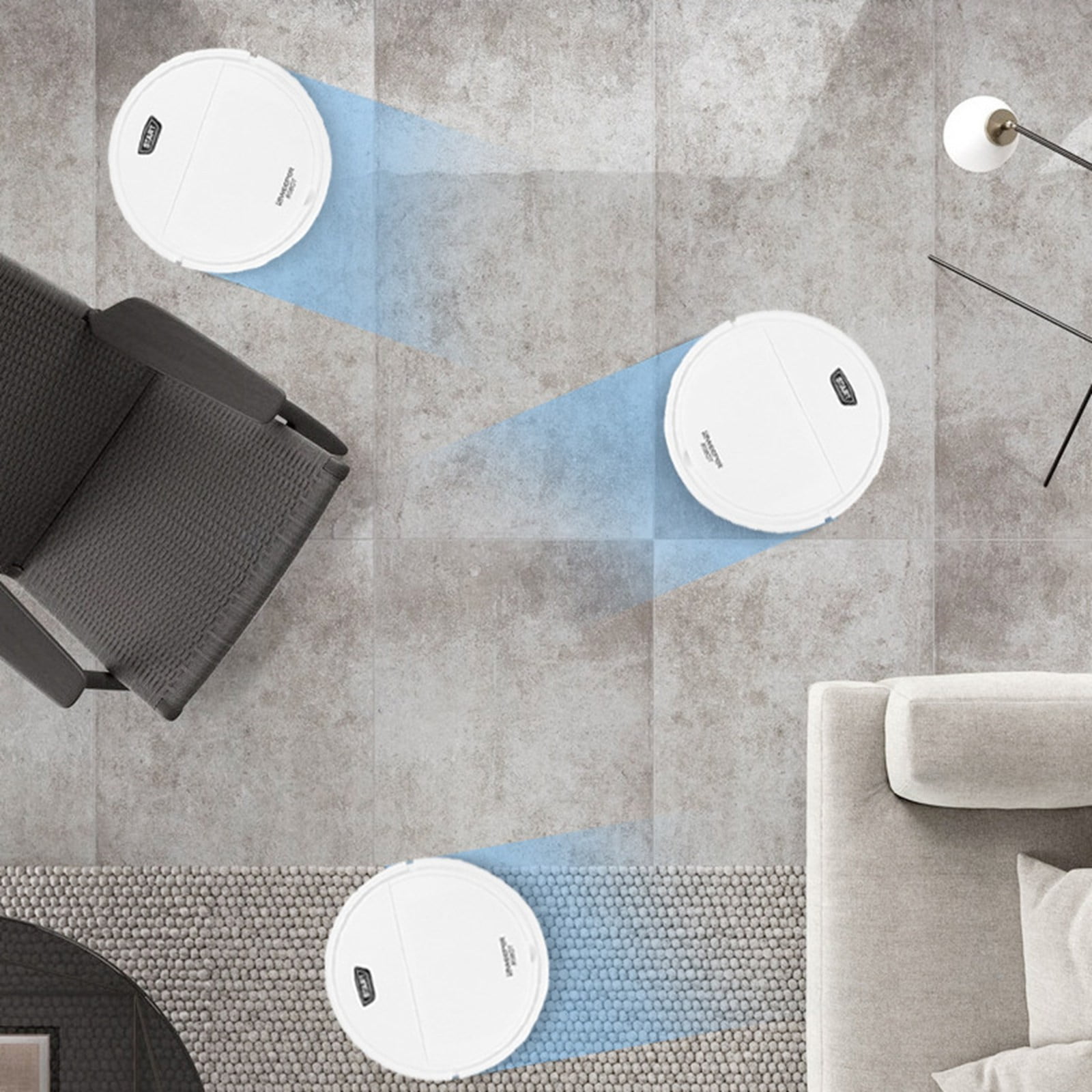 JIaleilei Vacuum for Dorm Room Sweeping Robot Household Wireless