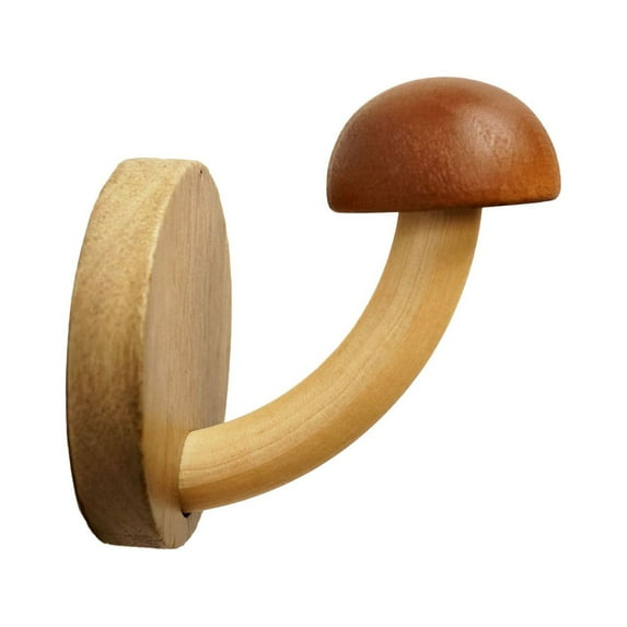 Wood Coat And Hat Hook Punch Solid Wood Coat Hook Log Coat Hanger Door Behind The Hook for Hanging