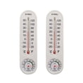 thumbnail image 1 of JIhuahe 2-Pack Indoor Outdoor Wall Thermometer and Hygrometer - High Accuracy for Home, Garden, Greenhouse, Room Temperature and Humidity Monitoring, 1 of 8