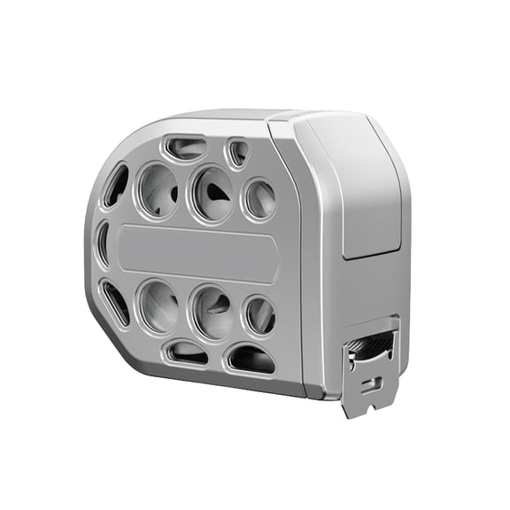 JIhuahe 25 Foot Hollow Steel Ruler Roll - Washable, Waterproof, Drop-Proof, High-Precision Thickened Anti-Cut Measuring Tape for Construction and DIY,C