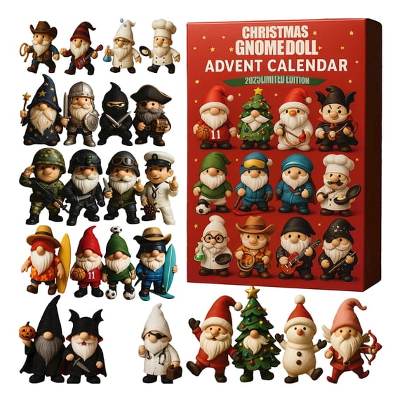 JIhuahe 2D Aircraft Box 24 Piece Series Advent Calendar, Christmas Countdown Calendar with Airplane Design, Holiday Blind Box Gifts and Festive Decorative Item
