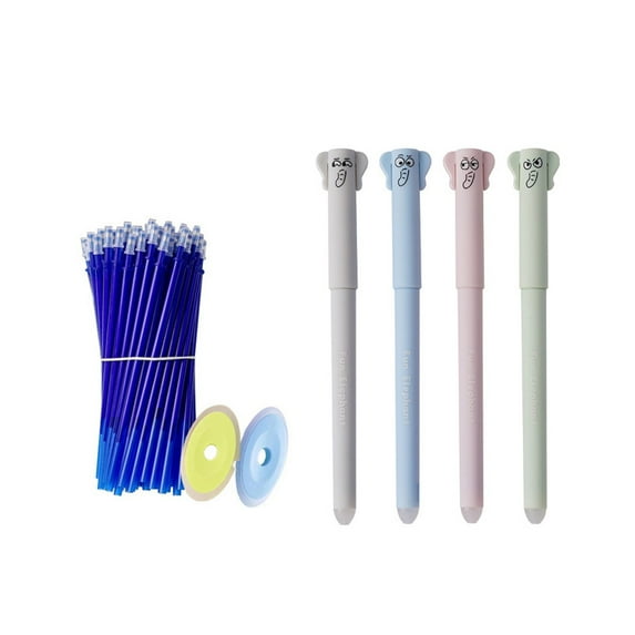 JIhuahe 4 Pack Funny Office Theme Ballpoint Pens for Copywriting, Novelty Prank Design for Gag Gifts, Cool Writing Instruments for Colleagues and Students, 0.20 fl oz,C