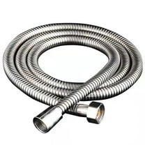 JIhuahe Anti-Burst Shower Hose, Stainless Steel Braided Flexible Tubing with 3/4 Fittings, Explosion Proof Bathroom Heater & Faucet Extension,white
