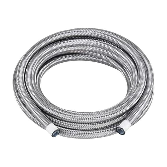 JIhuahe Automotive Oil Cooler Pipe Kit - Stainless Steel Braided Fuel Line & Nylon Tubing for Car Modification, Performance Upgrade & Engine Cooling System Installation,C