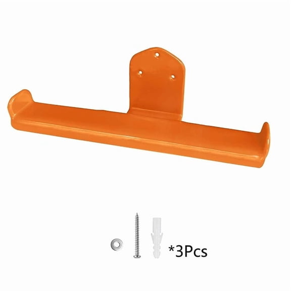 JIhuahe Backpack Leaf Blower Hanger, Heavy Duty Wall Mount Stand for Backpack Sprayer, Chainsaw and Garden Tools, Garage Organization Storage Solution with Durable Metal Construction,Orange