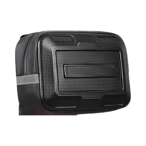 JIhuahe Bike Bags for Bicycles Rear Rack - Hard E-Bike Rear Seat Bag 7L/9L Helmet Storage, Hanging Luggage Box for Electric Bike, Durable Hard Shell Trunk,Black