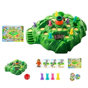 JIhuahe Bunny Trap Family Double Board Game- Traps with Pawns Cards Penalty Disk Puzzle Topple Game Toys & Games