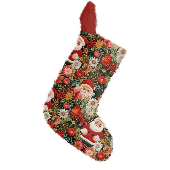 JIhuahe Christmas Stocking Ornaments for Tree Decoration Pendants, Festive Sock Hangings for Christmas Tree, Decorative Stockings for Christmas Home Decor,I