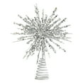 thumbnail image 1 of JIhuahe Christmas Tree Topper with 30cm Gold Star Design, 12-Inch Explosion Star Ornament for Holiday Tree Decorations and Festive Home Display,Silver, 1 of 2
