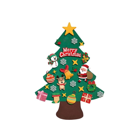 JIhuahe Christmas Tree Wall Stickers for Handmade DIY Decoration, Wall Decor Props and Supplies for Holiday Festive Room Background and Party Setup