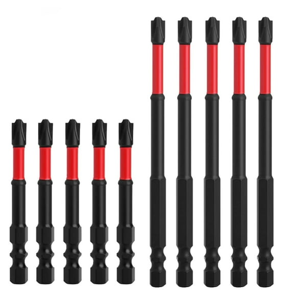 JIhuahe Cross Head Drill Bit & Screwdriver Bit Set FPH2, High-Quality S2 Steel Industrial-Grade Bits for Electricians, Circuit Breakers, Impact Drivers & Power Tools,B