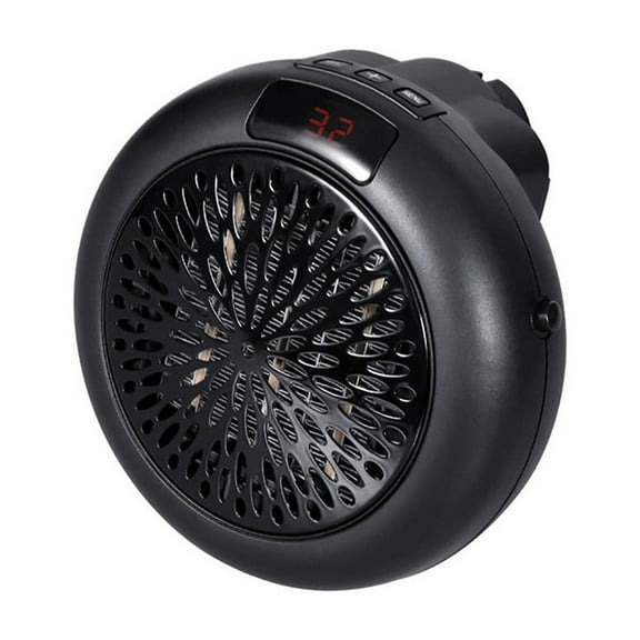 JIhuahe Desk Wall-Mounted Dual-Purpose Portable Fast Heating Heater, 110V US Version with Remote, Space Saving Electric Heater for Quick Room Warming,Black