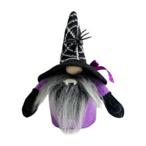 JIhuahe Faceless Vampire Doll Ornaments with Spider and Bat Props for Party Dress Up, Gothic Decor for Halloween Scene, Spooky Gift ,Black