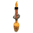 thumbnail image 1 of JIhuahe Halloween Candle Holder with Realistic Flame Effect, Spooky LED Flickering Light for Ghost Party Decor, Lightweight Haunted House Supply, Battery Operated Candle Stand,Orange, 1 of 2
