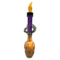 thumbnail image 1 of JIhuahe Halloween Candle Holder with Realistic Flame Effect, Spooky LED Flickering Light for Ghost Party Decor, Lightweight Haunted House Supply, Battery Operated Candle Stand,Purple, 1 of 2