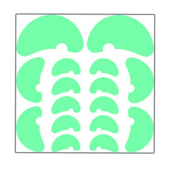 JIhuahe Halloween Night Light Stickers with Horror Eyes and Fluorescent Emoji for Scene Decoration on Windows and Walls, Glow in the Dark Decor,B