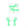thumbnail image 1 of JIhuahe Halloween Night Light Stickers with Horror Eyes and Fluorescent Emoji for Scene Decoration on Windows and Walls, Glow in the Dark Decor,C, 1 of 7