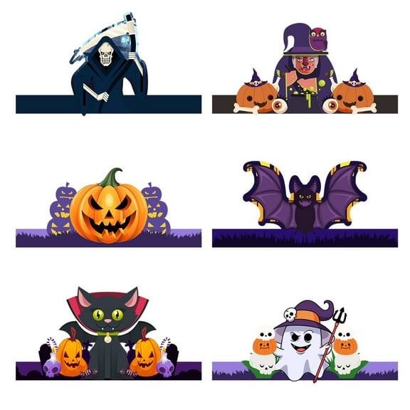 JIhuahe Halloween Theme Party Decoration Crown Hat with Witch Hat Design, Dress Up Props for Ghost Festival, Cosplay Accessory for Kids and Adults,B