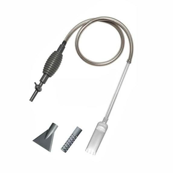 JIhuahe Hot Tub Vacuum Cleaner, Manual Cordless Spa Vacuum Cleaner For Removing Dirt, Handheld Pool Vacuum Cleaner with 170cm Hose and Dual Heads,grey