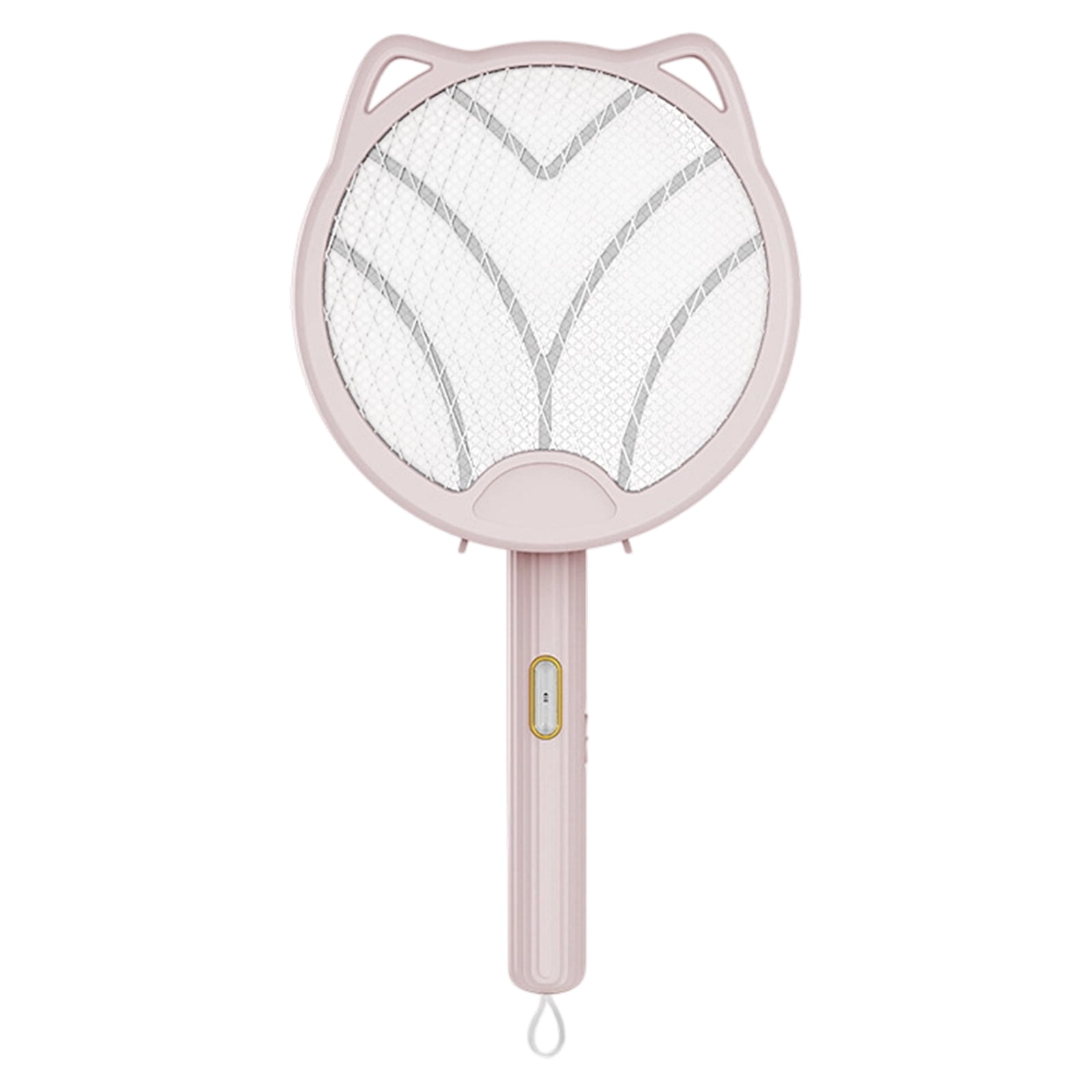 JIhuahe Mosquito Zapper Rechargeable 4 in 1 - Foldable Electric Mosquito Swatter with Automatic Trap, Portable Bug Killer for Home, Camping, and Backyard,Pink