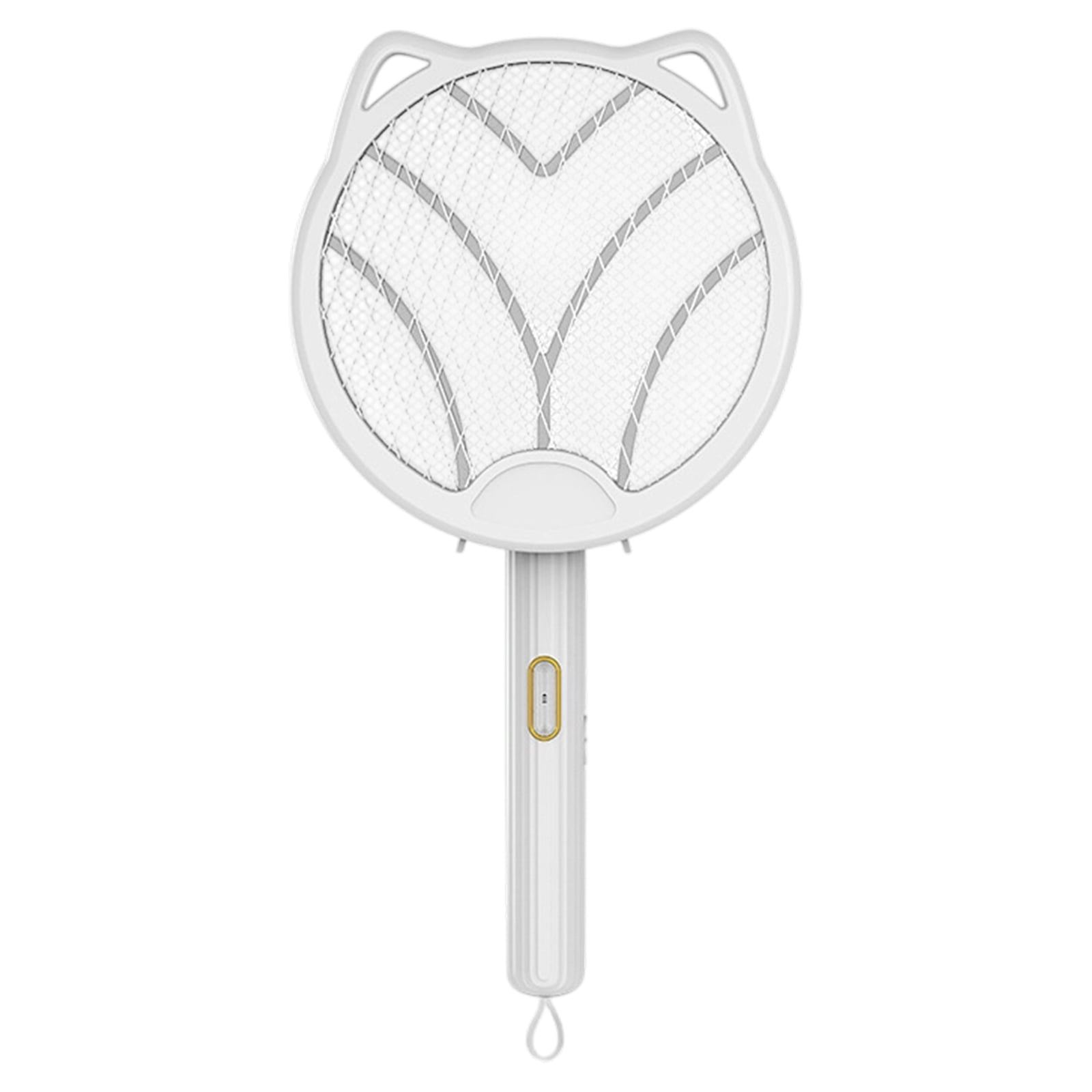 JIhuahe Mosquito Zapper Rechargeable 4 in 1 - Foldable Electric Mosquito Swatter with Automatic Trap, Portable Bug Killer for Home, Camping, and Backyard,White
