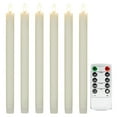 thumbnail image 1 of JIhuahe Moving Flame Taper Candles with Remote Control and Timer, Flameless LED Candlesticks with Flickering Wick, Battery Operated for Christmas and Holiday Tabletop Decor, 1 of 6