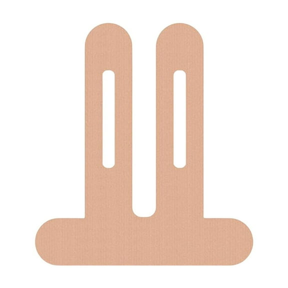 JIhuahe Pre Cut Knee Sports Tape 10pc, Sweatproof Athletic Muscle Support Patches for Joint Pain Relief, Flexible Kinesiology Tape,Complexion