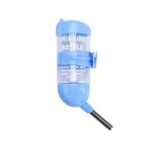 JIhuahe Small Animal Water Bottle for Hamsters & Squirrels - 2.7 fl oz Drip-Free Cage Mounted Water Dispenser, Leak-Proof Design, Silent Roller Ball for Quiet Hydration​​,Blue