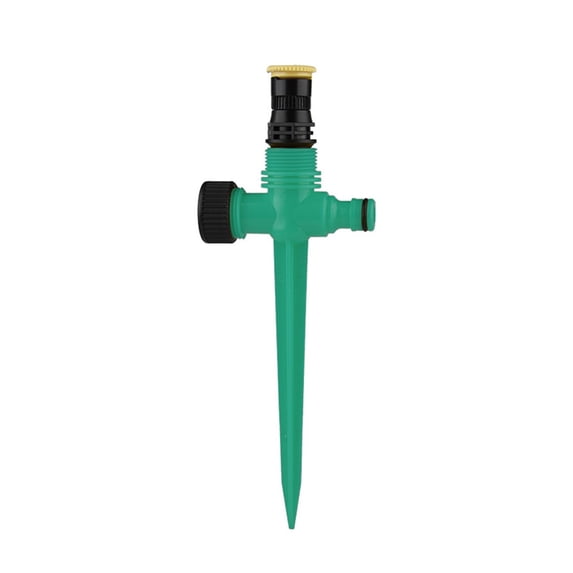JIhuhea 360 Degree Automatic Rotating Garden Sprinkler on Tripod, Adjustable Irrigation Sprinkler System for Lawn Yard Patio Outdoor Grass Watering,B