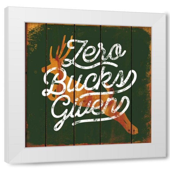 JJ Brando 4x14 White Modern Wood Framed Wall Art Titled - Zero Bucks