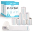 thumbnail image 1 of JJ CARE Micropore Tape [Pack of 8], 2” x 10 Yards, Breathable Paper Tape Medical Use, Latex-Free Paper Surgical Tape, Individually Boxed Paper Bandage Tape Rolls, 1 of 8