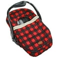thumbnail image 1 of JJ Cole Baby Car Seat Cover, Baby Carrier Cover, Machine Washable, Buffalo Check Pattern, 1 of 10