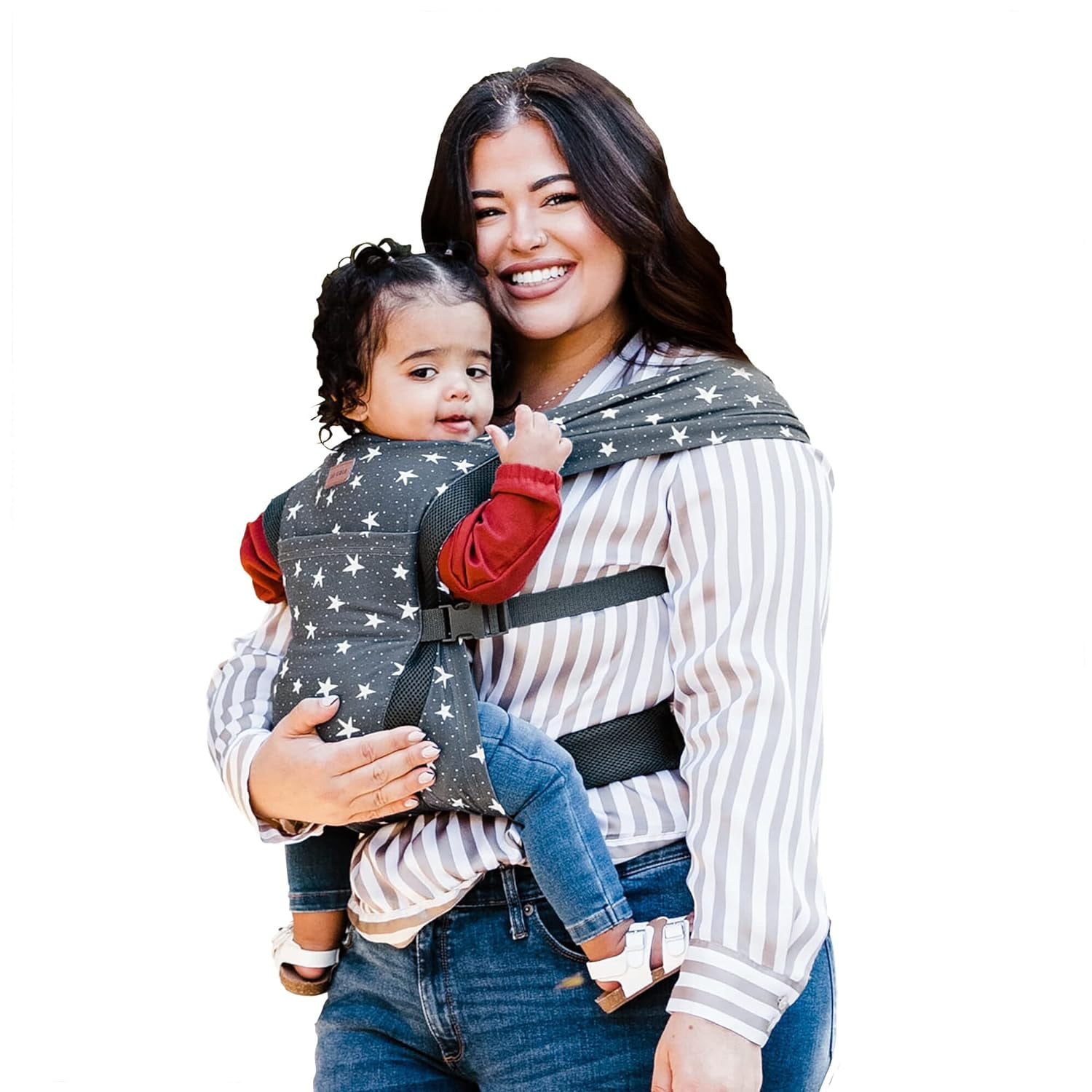  Baby Carrier, Embrace Cozy 4-in-2 Infant Carrier Ergonomic  Adjustable Holder Portable Convertible Front And Back
