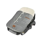 JJ Cole Sherpa Car Seat Cover - gray, one size