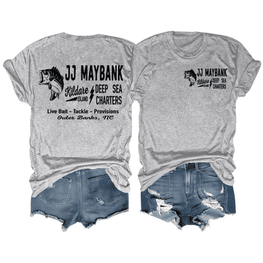 JJ Maybank T-Shirt, JJ Maybank Outer Banks P4L Shirt, JJ Maybanks Fishing Charters OBX T-Shirt