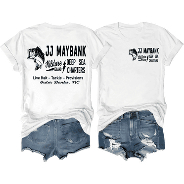 JJ Maybank T-Shirt, JJ Maybank Outer Banks P4L Shirt, JJ Maybanks Fishing Charters OBX T-Shirt