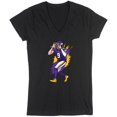 thumbnail image 1 of JJ McCarthy Minnesota Griddy TD LADIES V-NECK Shirt T-Shirt, 1 of 1
