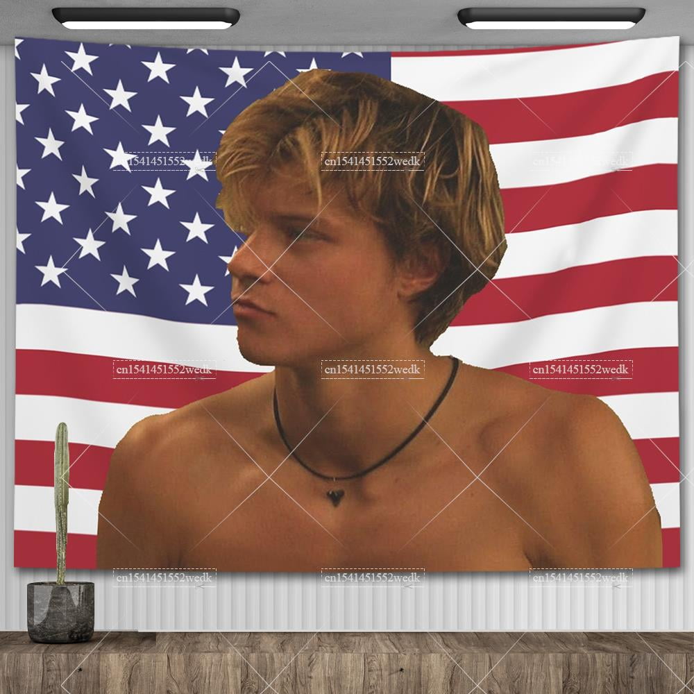 JJ Outerbanks Tapestry JJ Maybank American Flag Aesthetic Bedroom ...