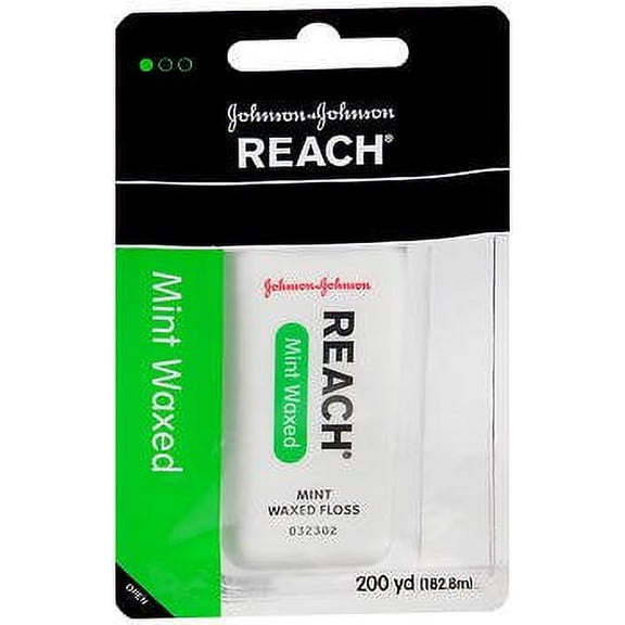 JJ Reach Floss Mint Wax, 200 yard