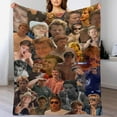 thumbnail image 1 of JJ Star Maybank Blanket Air Conditioning Blanket Super Soft Travel Outdoor Flannel Blanket Fashion Personalized Gift Office Sofa Blanket Merch.30 x40, Style, 1 of 1